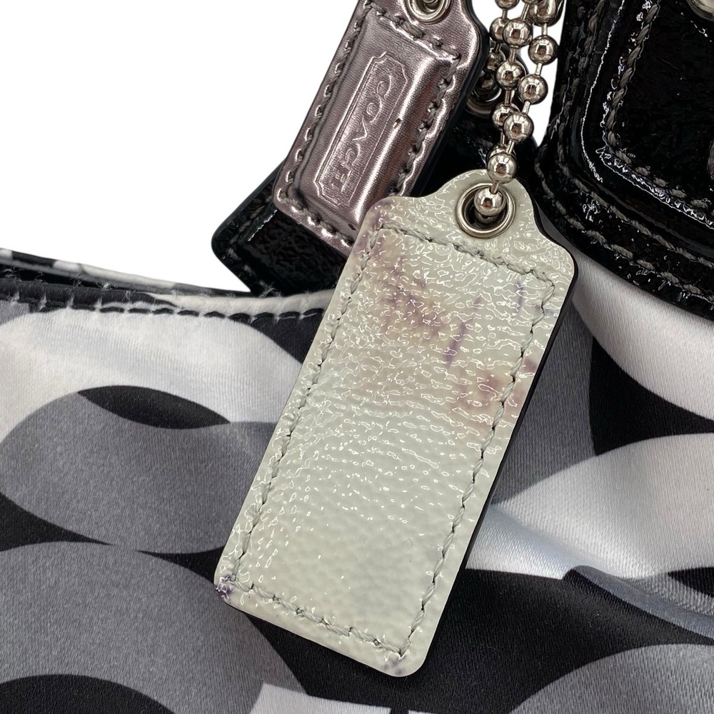 Coach Madison‎ Maggie Op Art Signature Jacquard Shoulder Bag 14420 - Picture 4 of 16